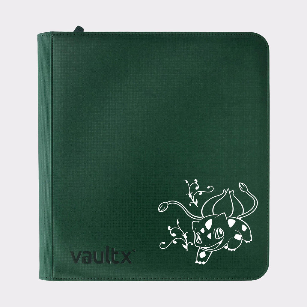 Pokemon Bulbasaur TCG Binder – Vault X Zip Binders. 4, 9, or 12 Pockets