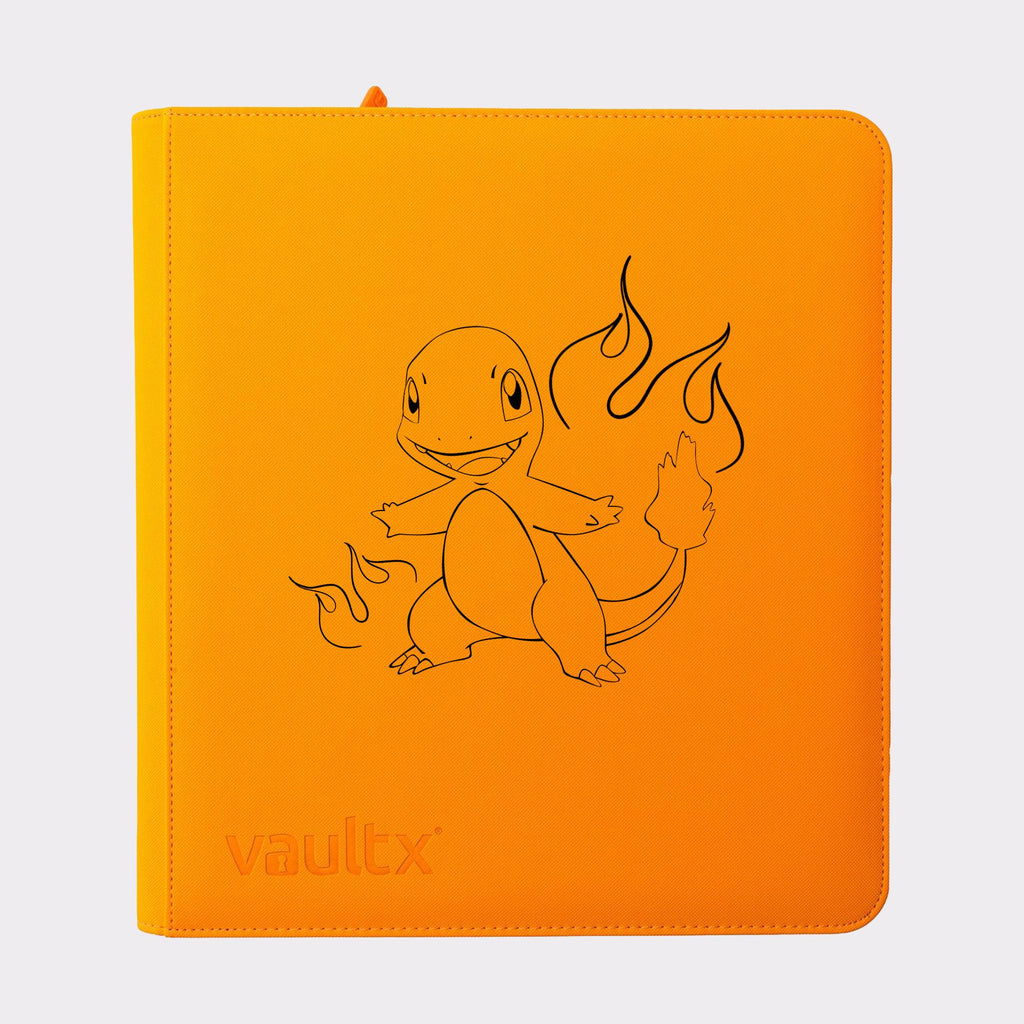 Pokemon Charmander TCG Binder – Vault X Zip Binders. 4, 9, or 12 Pockets