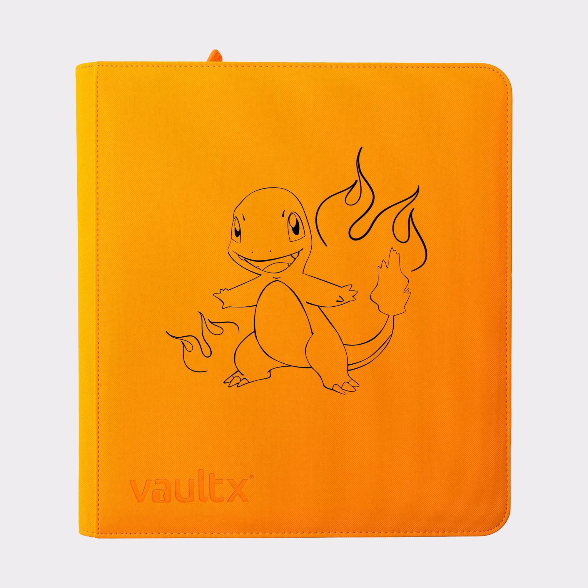 Pokemon Charmander TCG Binder – Vault X Zip Binders. 4, 9, or 12 Pockets