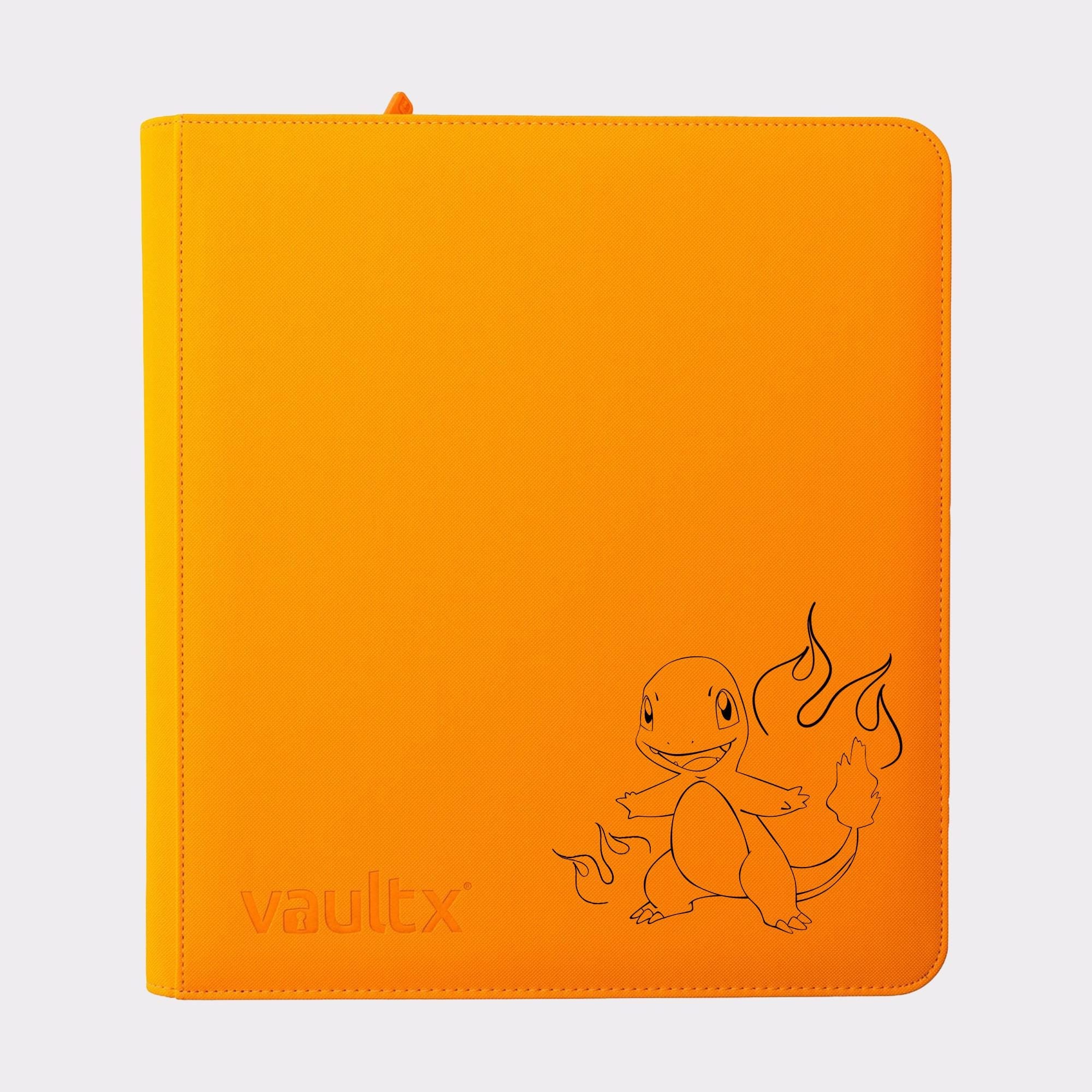 Pokemon Charmander TCG Binder – Vault X Zip Binders. 4, 9, or 12 Pockets