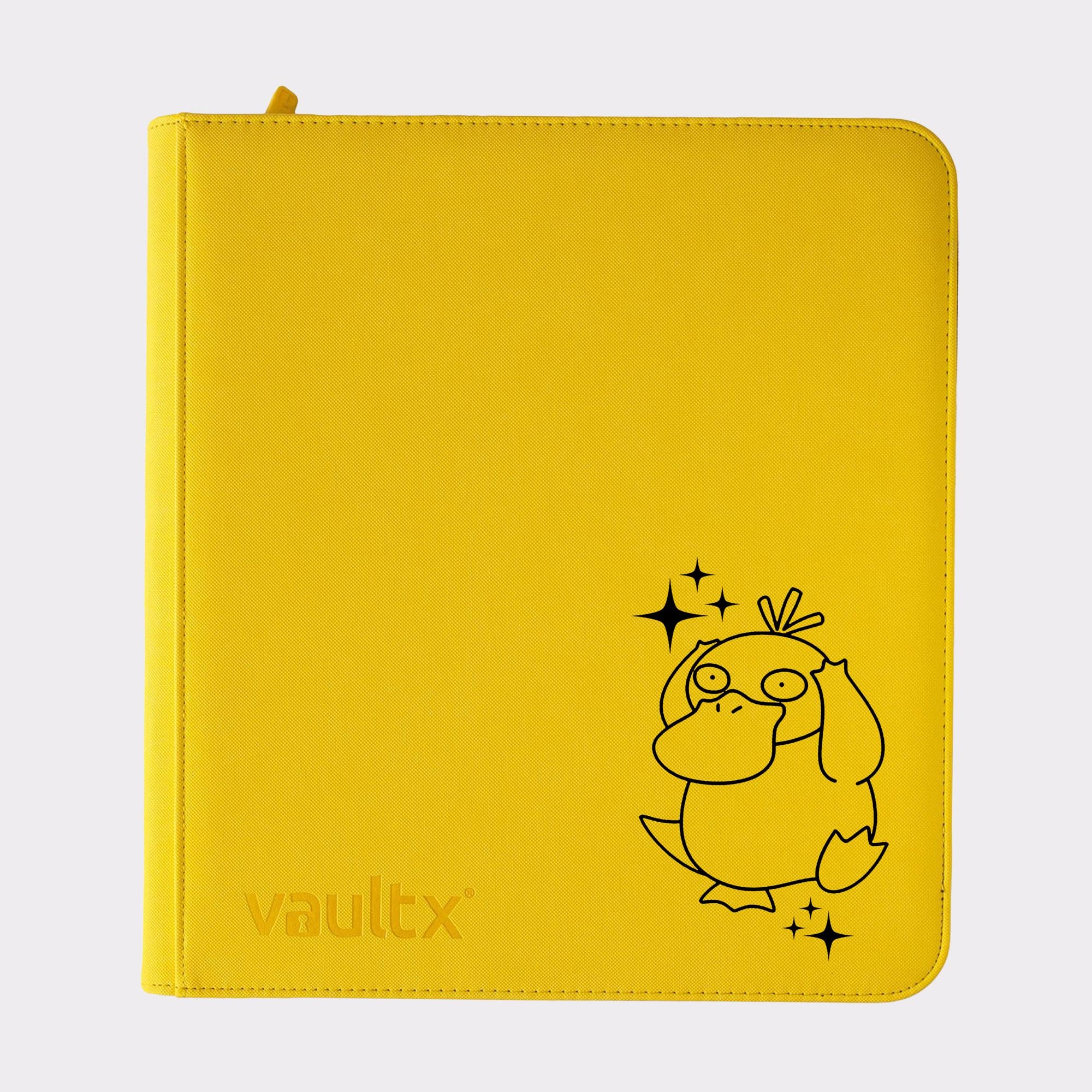 Pokemon Psyduck TCG Binder – Vault X Zip Binders. 4, 9, or 12 Pockets