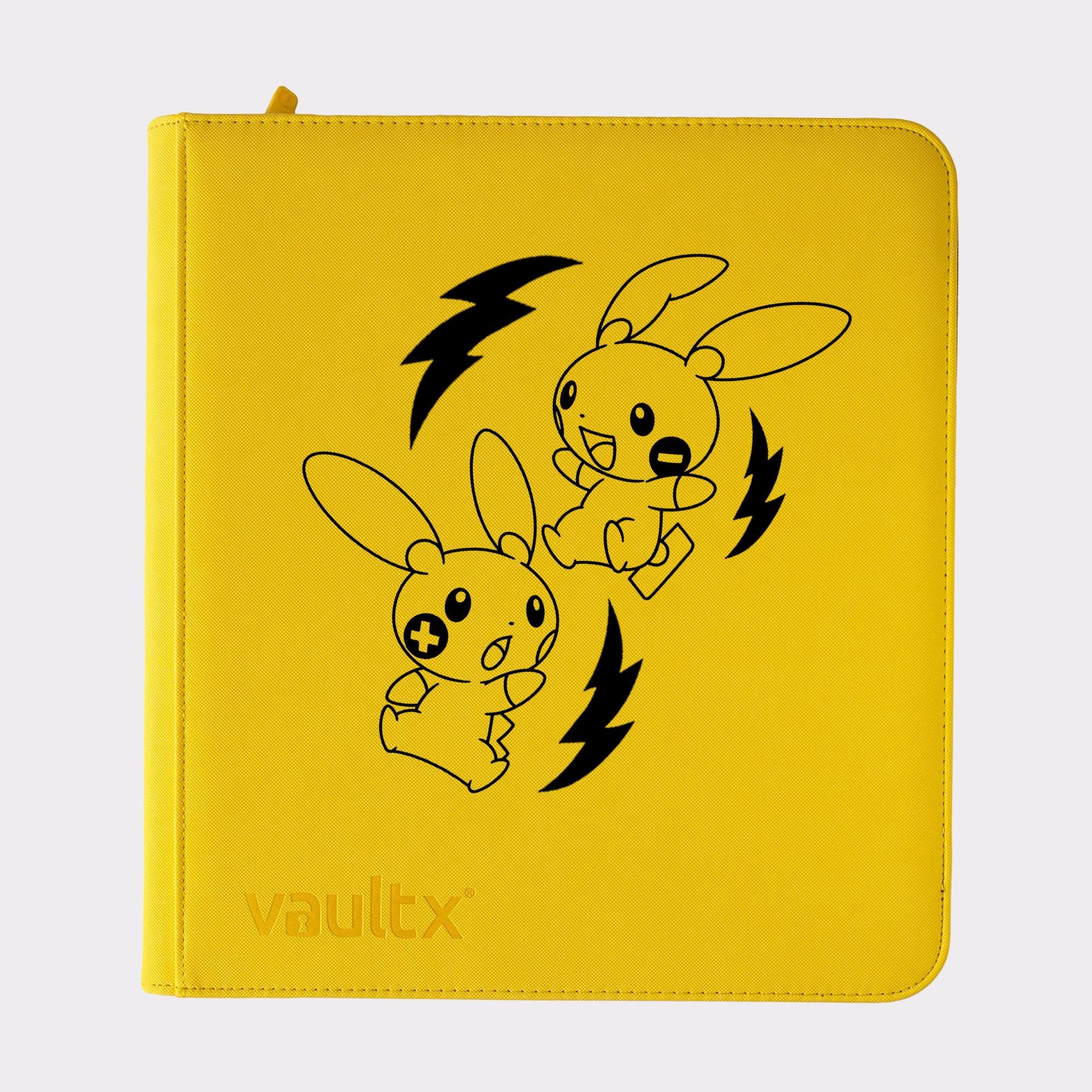Pokemon Plusle & Minun TCG Binder – Vault X Zip Binders. 4, 9, or 12 Pockets