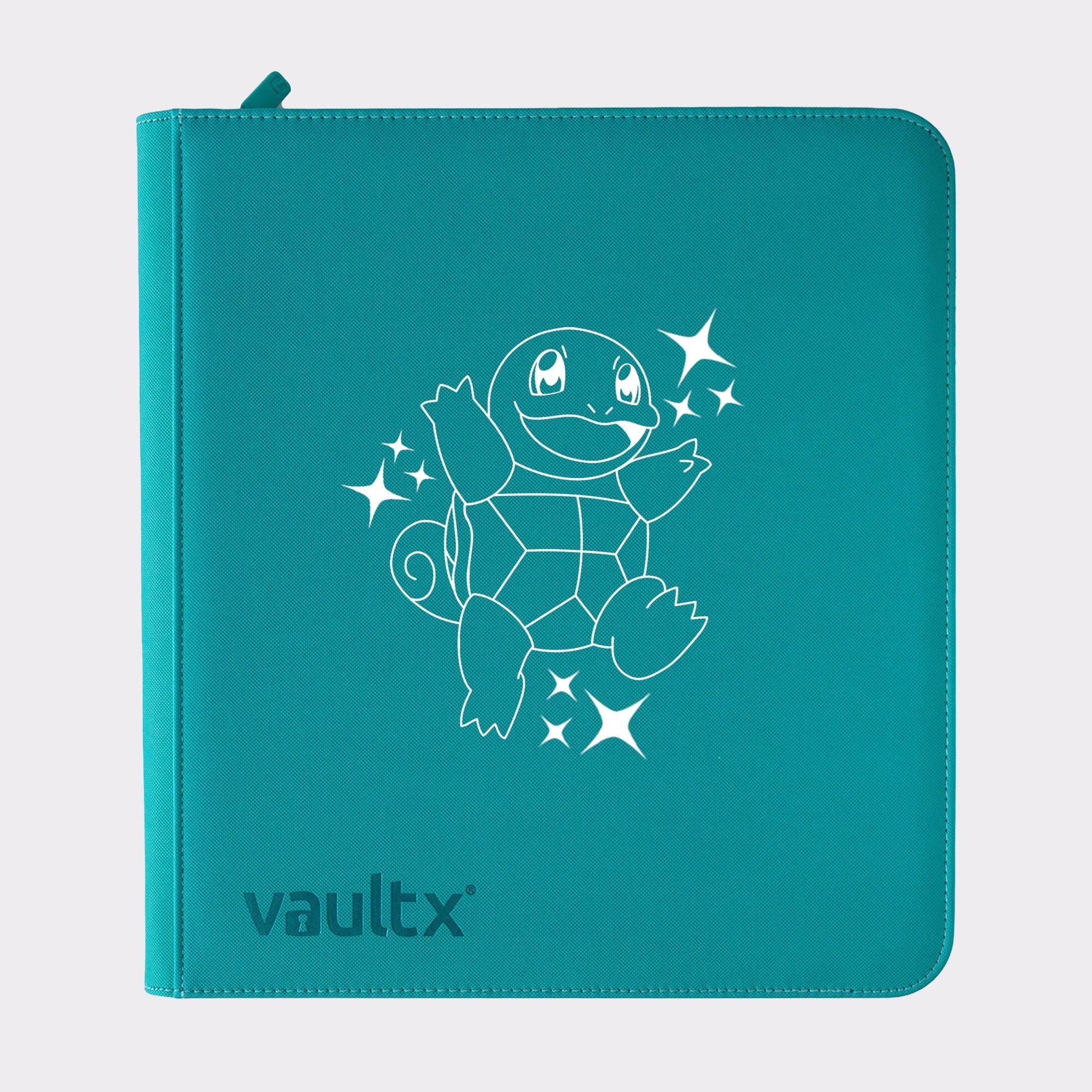 Pokemon Squirtle TCG Binder – Vault X Zip Binders. 4, 9, or 12 Pockets