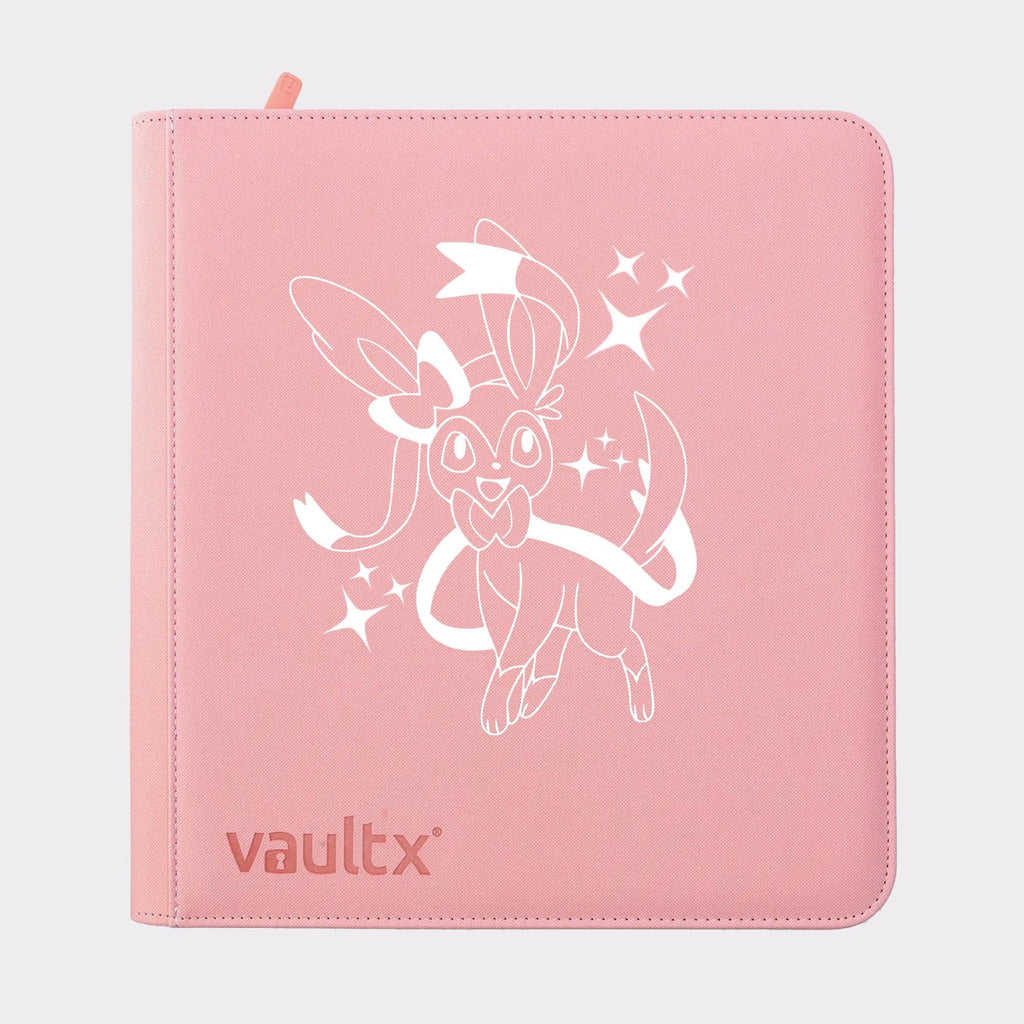 Pokemon Sylveon TCG Binder – Personalised Design! Pokemon Vault X Zip Binders. 4, 9, or 12 Pockets
