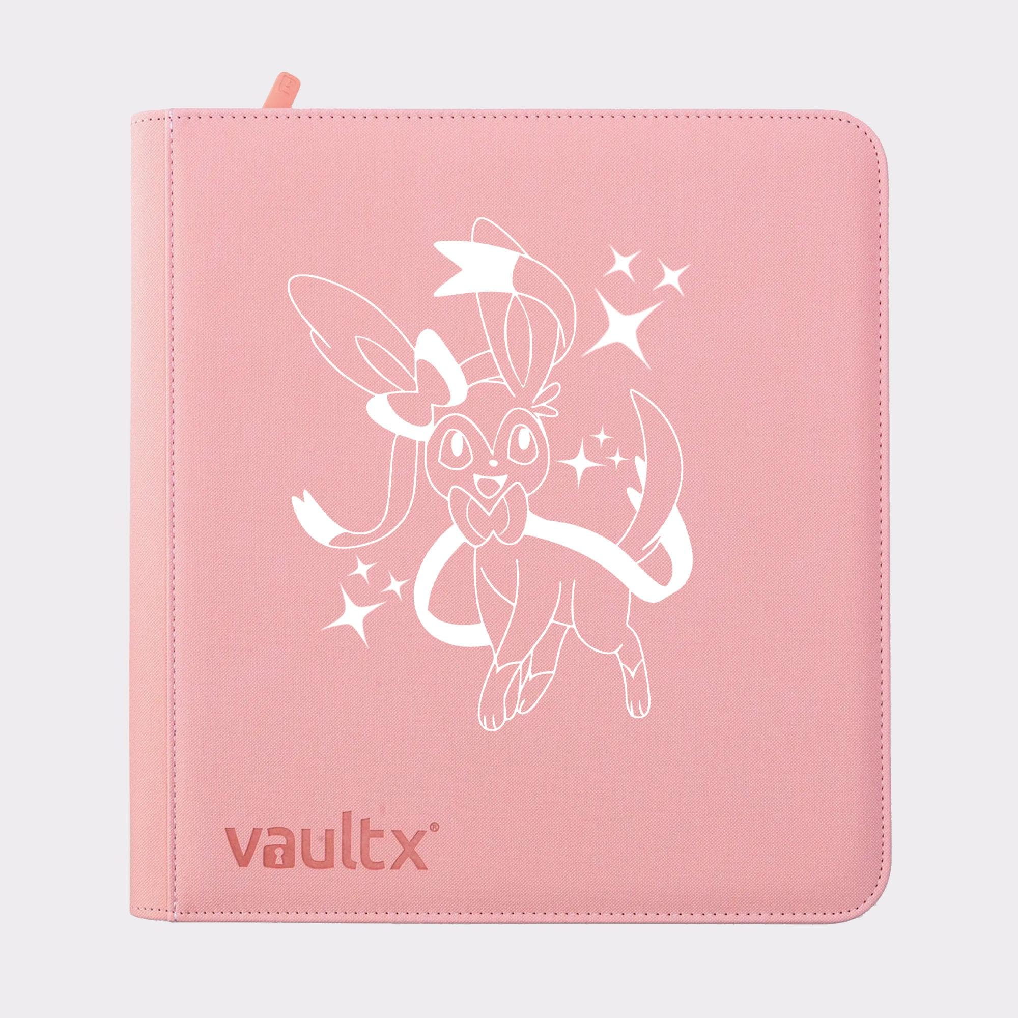 Pokemon Sylveon TCG Binder – Personalised Design! Pokemon Vault X Zip Binders. 4, 9, or 12 Pockets