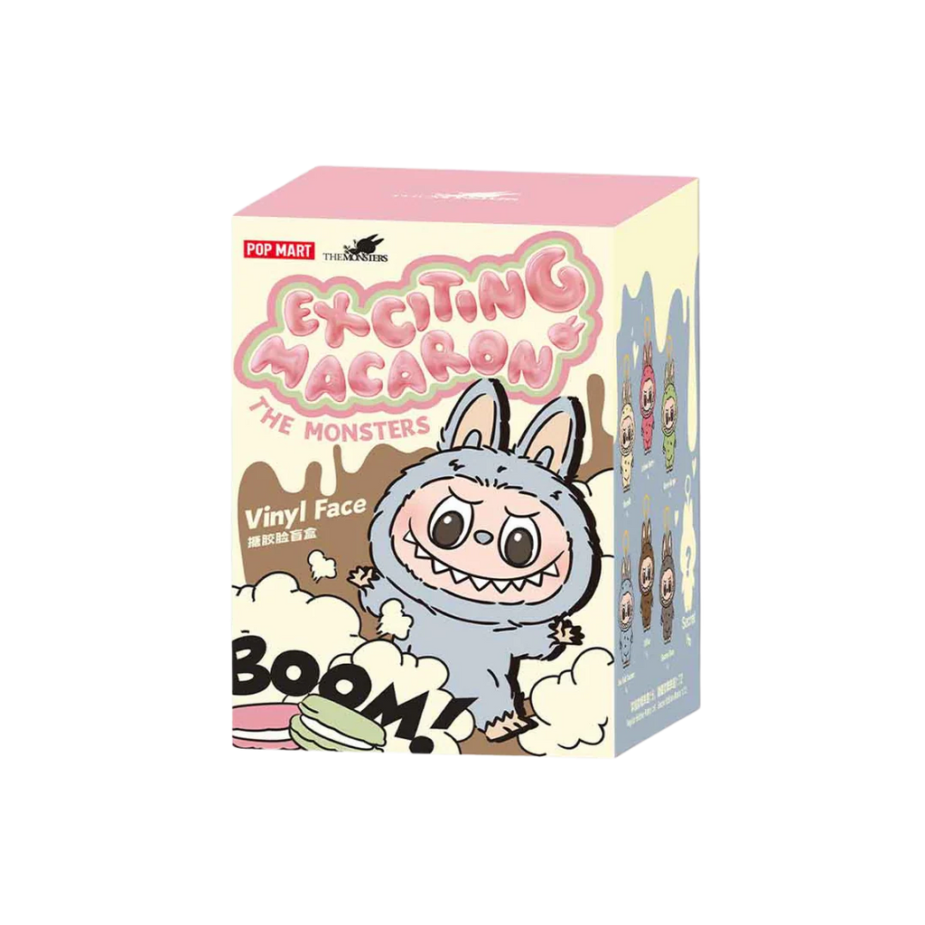 POP MART LABUBU THE MONSTERS EXCITING MACARON VINYL PLUSH BLIND BOX