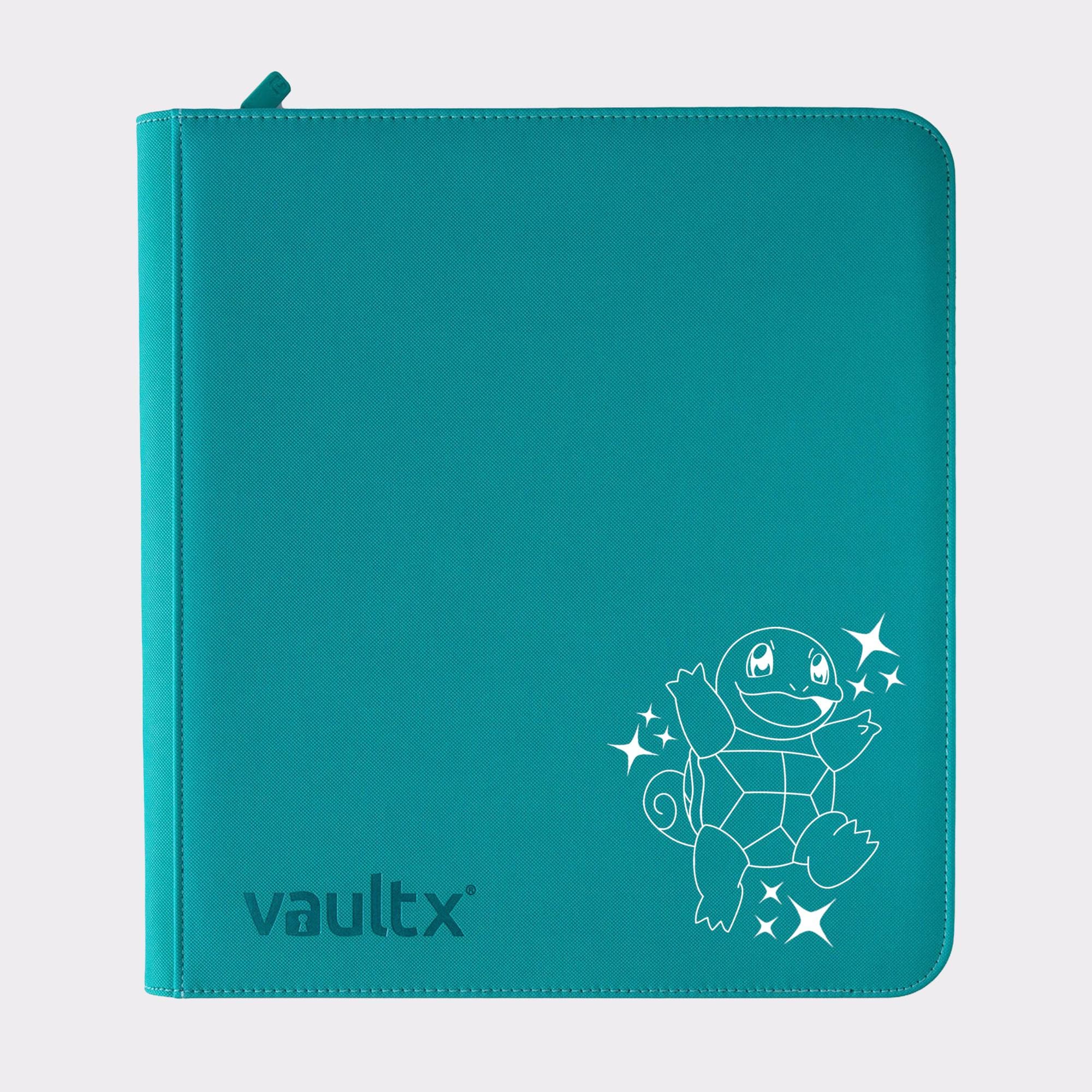 Pokemon Squirtle TCG Binder – Vault X Zip Binders. 4, 9, or 12 Pockets