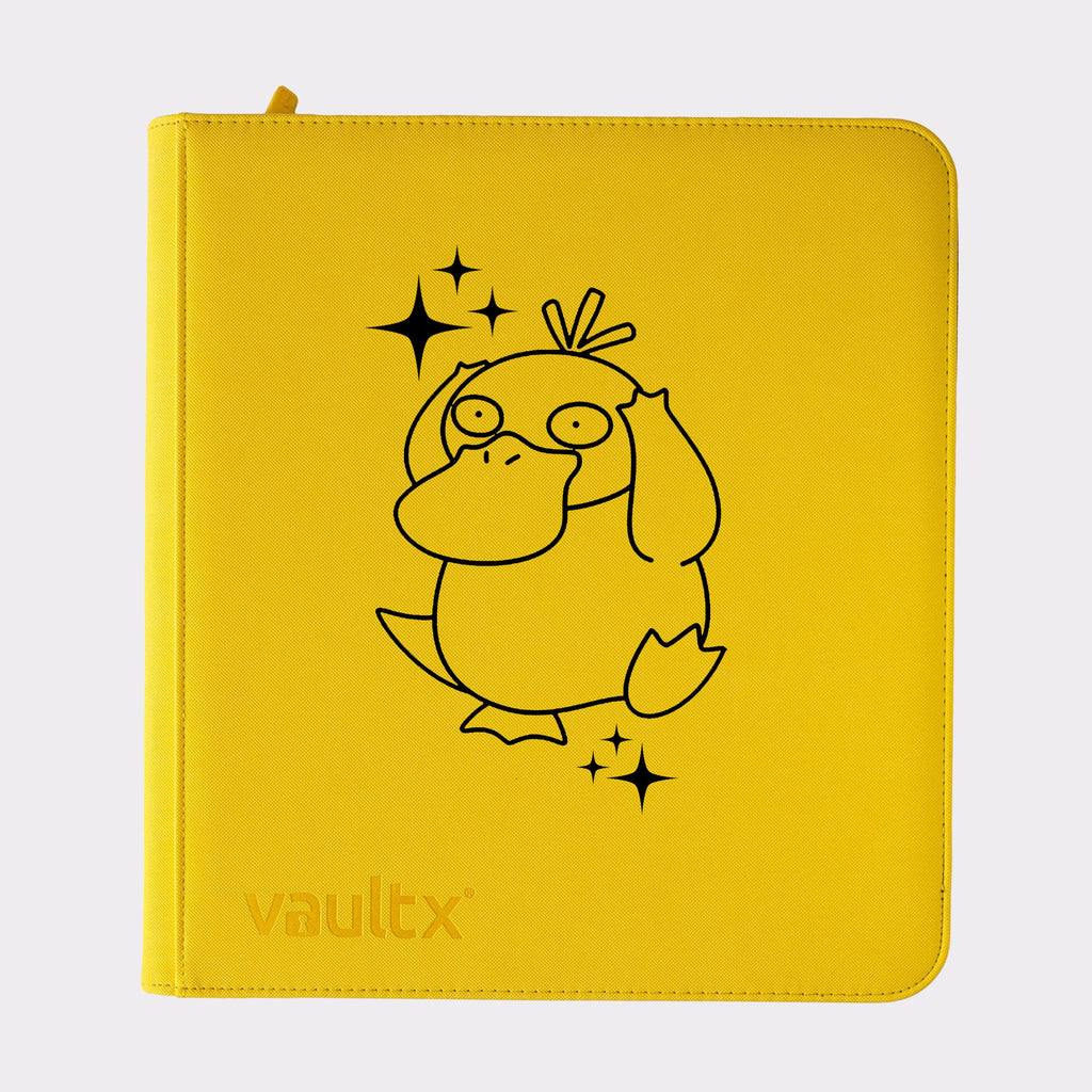 Pokemon Psyduck TCG Binder – Vault X Zip Binders. 4, 9, or 12 Pockets