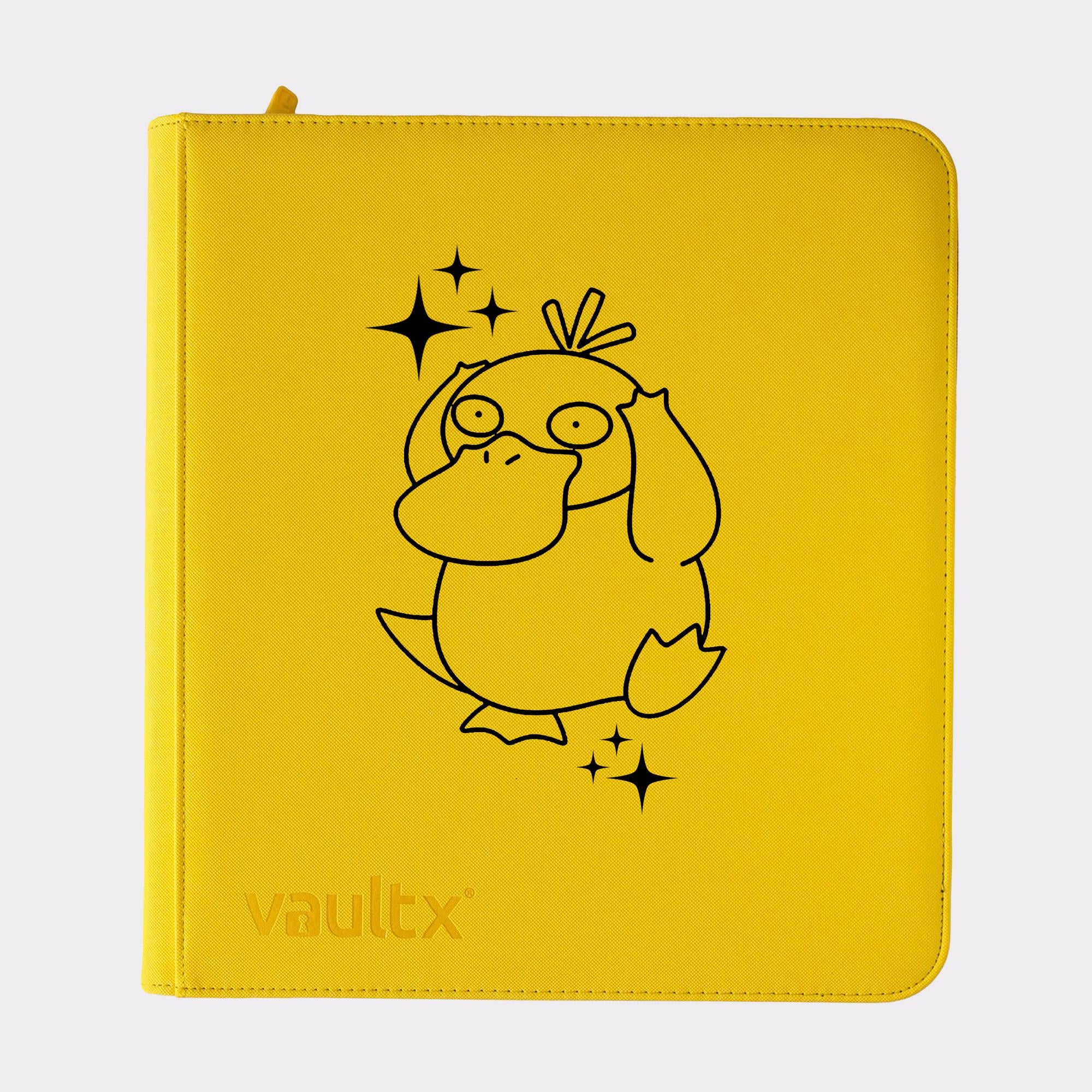Pokemon Psyduck TCG Binder – Vault X Zip Binders. 4, 9, or 12 Pockets