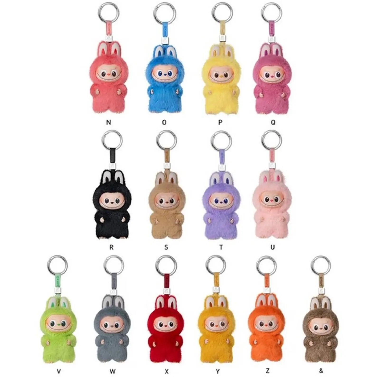 Letters N - Z POP MART Labubu - Genuine The Monsters Pin For Love Vinyl Plush Pendant Blind Box